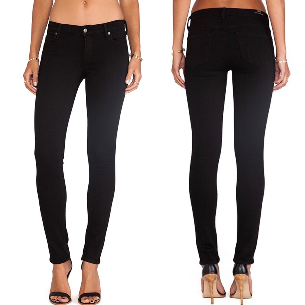 Citizens of Humanity Avedon Skinny Jean Axel Black